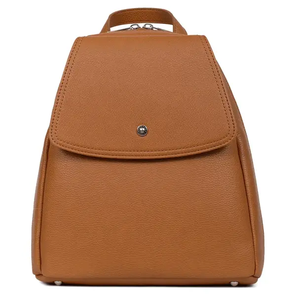 Elegantní dámský batoh Hexagona Maltes - koňak