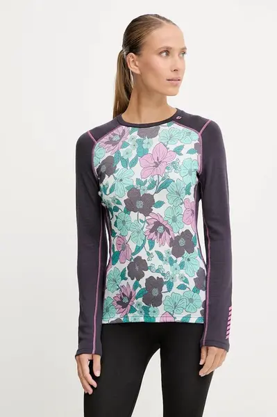 Funkční triko s dlouhým rukávem Helly Hansen LIFA MERINO modrá barva, 49379