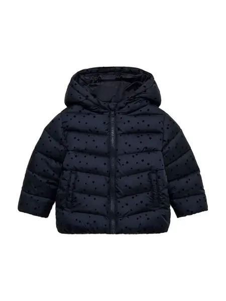 MANGO KIDS Zimná bunda 'Carry'  námornícka modrá / čierna