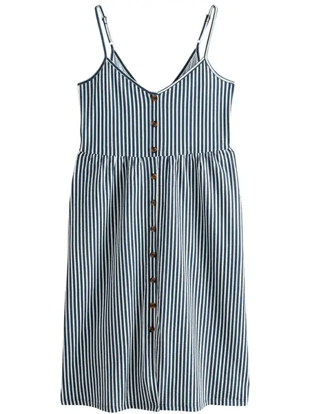 Next Košeľové šaty  námornícka modrá / biela