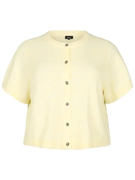 Zizzi Kardigán 'Cavista'  svetložltá