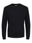 Jack & Jones Plus Sveter  čierna