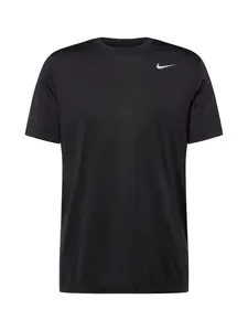 NIKE Funkčné tričko  čierna / šedobiela