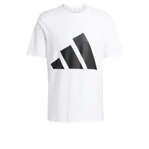 ADIDAS SPORTSWEAR Funkčné tričko 'Essentials'  čierna / biela