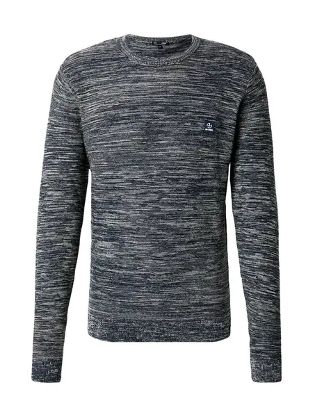 Key Largo Sveter 'CALGARY'  tmavomodrá / sivá