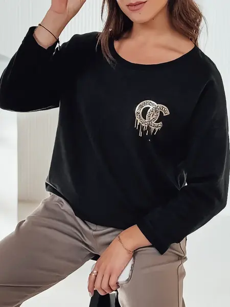 Dámská oversize halenka ICONIQ černá