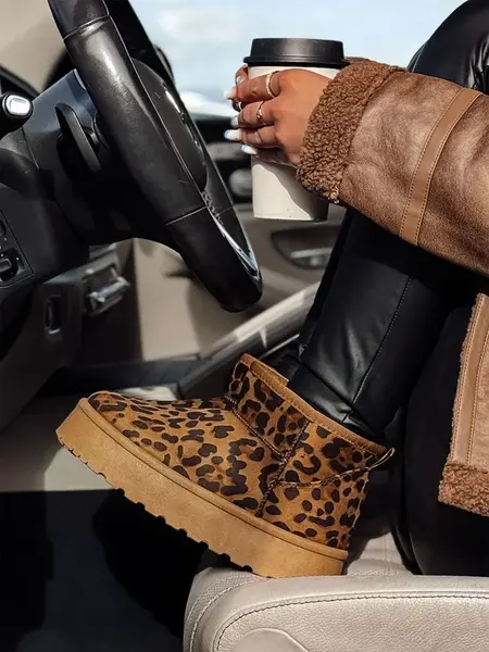 Śniegowce damskie BRINETTO pantera Dstreet