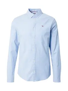 Tommy Jeans Košeľa  modrá denim