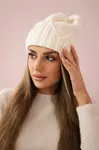 marka niezdefiniowana Dámská čepice Liliana K375 ecru