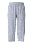CALIDA Pyžamové nohavice  modrosivá / biela