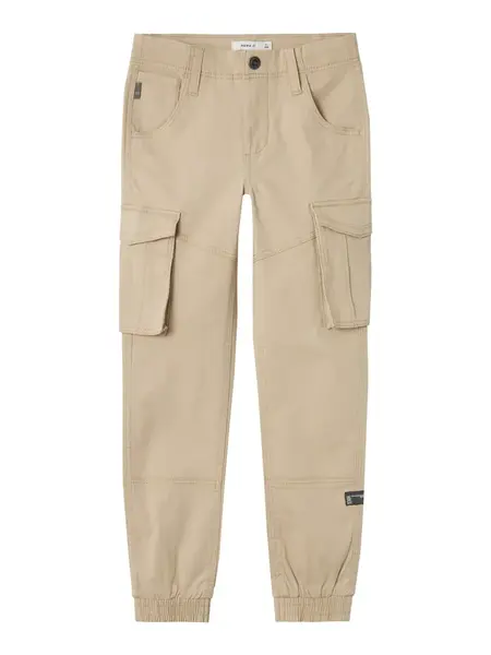 NAME IT Nohavice 'Bamgo'  tmavobéžová