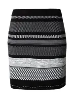 ABOUT YOU Sukňa 'Pernilla'  sivá / čierna