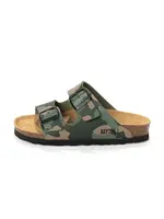 Bayton Otvorená obuv 'Athena'  béžová / zelená / kaki