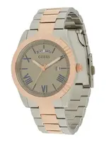 GUESS Analógové hodinky 'Connoisseur'  zlatá žltá / strieborná