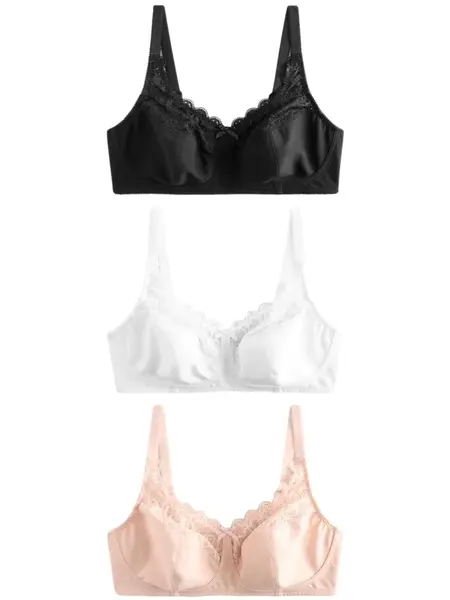 Next Podprsenka  ružová / čierna / biela