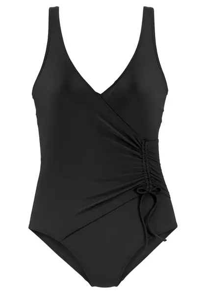 LASCANA Jednodielne plavky  čierna