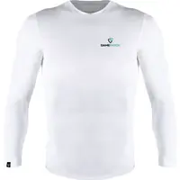 GAMEPATCH COMPRESSION SHIRT Kompresné unisex tričko, biela, veľkosť