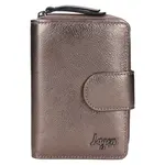 Dámská kožená peněženka Lagen Berid - stříbrná