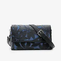 Modro-černá dámská vzorovaná kabelka Desigual Onyx Venecia 2.0 - Dámské