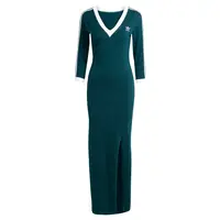 ADIDAS ORIGINALS Šaty 'Adicolor Classics'  smaragdová / biela