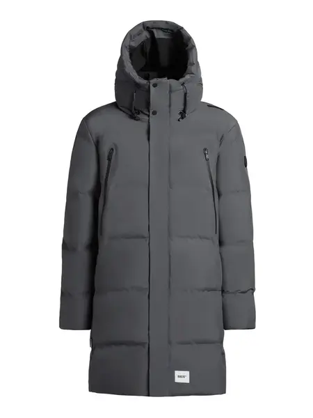 khujo Zimná bunda 'Morse 2'  čadičová / čierna