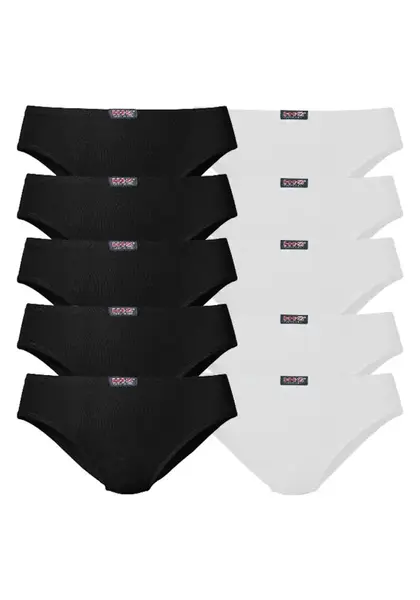 H.I.S Nohavičky  čierna / biela