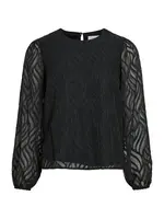 VILA Blúzka 'VIMIKA'  čierna