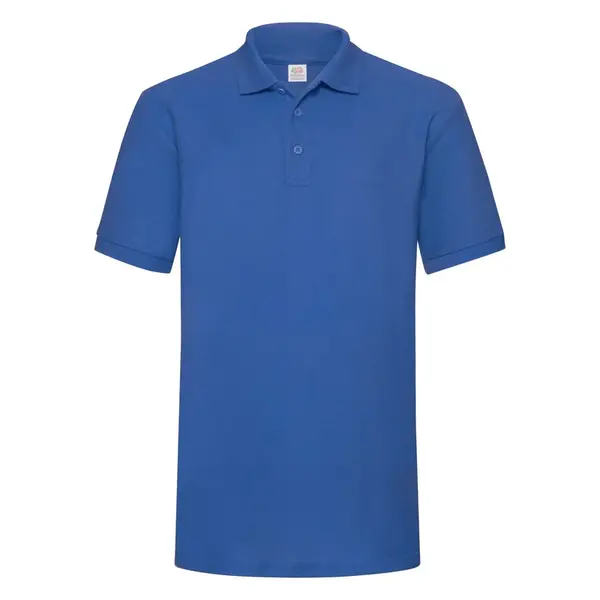 Blue Heavy Polo Friut of the Loom T-shirt