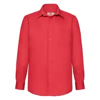 FRUIT OF THE LOOM F14•SHORT SLEEVE POPLIN SHIRT