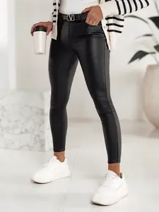 Dámské woskowane kalhoty FEMINERO černé