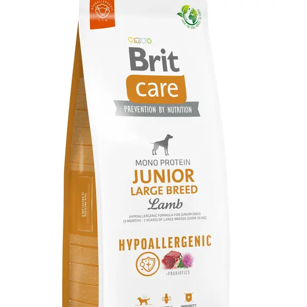 Brit Care Hypo-Allergenic Junior Large Breed Lamb & Rice 12 kg