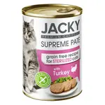 Jacky Supreme Paté konzerva pro sterilizované kočky - krůtí 400 g
