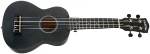Cascha HH 3969 Soprano Ukulele Bundle Black