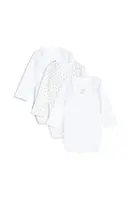 Bavlnené body pre bábätká Fanga Fontana FIO 3 PACK LS BODY OCS 3-pak