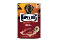 Happy Dog Sensible Pure Africa - konzerva, pštrosí maso 6 x 400 g