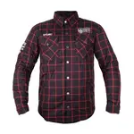 Moto košile W-TEC Black Heart Rattlesneak černá s červeným pruhem 3XL