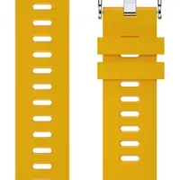 Silikonový řemínek ALIGATOR 22mm, hořčicově žlutá