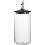 Dóza na krmivo pro zvířata Lula', černá, prům. 10.5 cm - Alessi