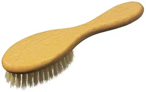 Dětský dřevěný kartáč na vlasy Keller 004 22 11 - 39 x 150 mm + dárek zdarma