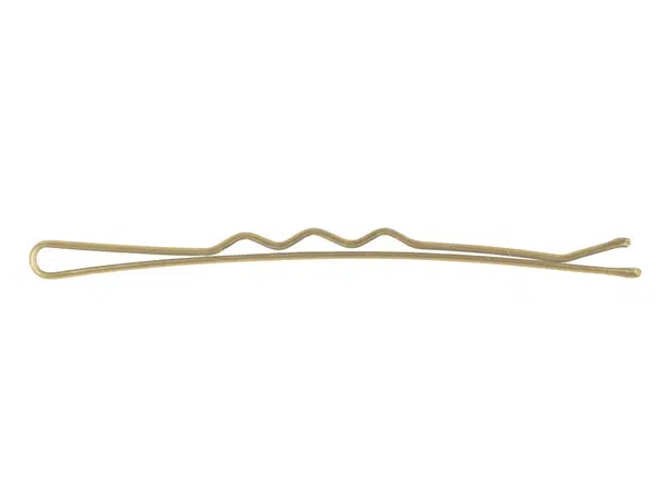 Vlnitá sponka Sibel Wavy - 5 cm, zlatá - 500 g (940005152) + dárek zdarma