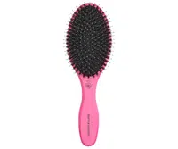 Oválný kartáč na vlasy s kančími a nylonovými štětinami Olivia Garden Expert Care Oval - růžový + dárek zdarma