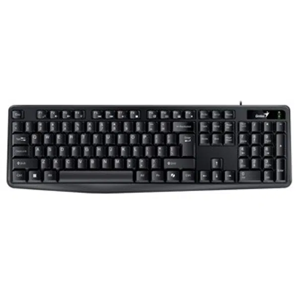 Genius KB-117 COPILOT, klávesnice CZ/SK, klasická, voděodolná typ drátová (USB), černá, ne