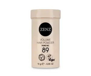 Fixační pudr pro objem vlasů Zenz Volume Hair Powder Pure No. 89 - 10 g + dárek zdarma