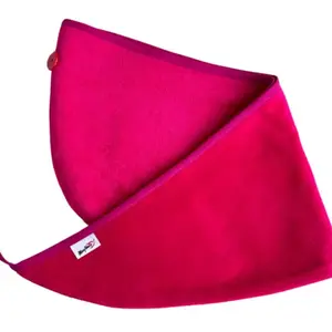 Turban na vlasy MaryBerry Raspberry Splash - růžový + dárek zdarma