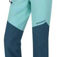 Husky Kavia L XL, mint/turquoise Dámské softshellové kalhoty