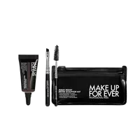 Make Up For Ever Sada pro úpravu obočí Aqua Resist Brow Sculptor Kit 50 Dark Brown