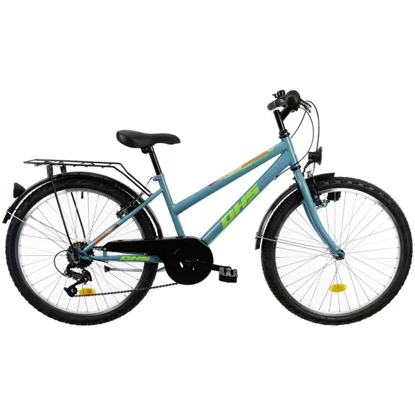 Juniorské kolo DHS 2414 24" 7.0 13,5" (130-150 cm) Blue