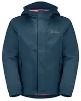 Jack Wolfskin Tucan K 164, dark sea Dětská bunda na zip