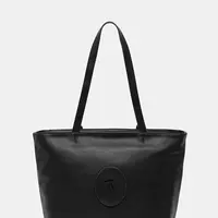 Kožená kabelka Trussardi černá barva, Z644E006025N