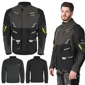 Moto bunda W-TEC Daimick černo-šedá XL rozšířená
